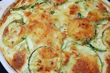 Receta de zucchini al horno gratinado