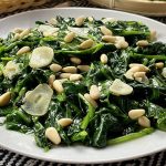 Receta de espinacas salteadas