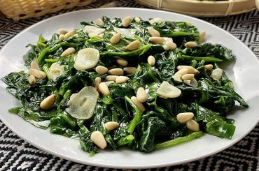 Receta de espinacas salteadas