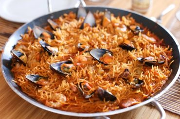 Receta de fideuá de marisco