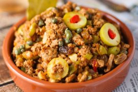 Receta de picadillo cubano
