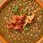 Receta de sopa de lentejas con tocino