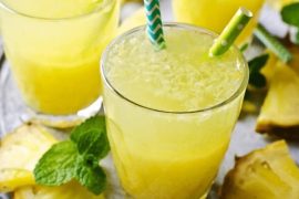 Receta de agua fresca de piña