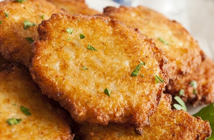 Receta de tortitas de papa con queso