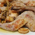 Receta de conejo al ajillo