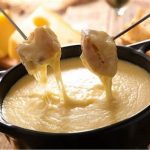 Receta de fondue de queso suizo