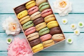 Receta de macarrones dulces de colores