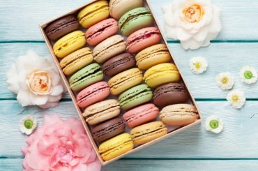 Receta de macarrones dulces de colores