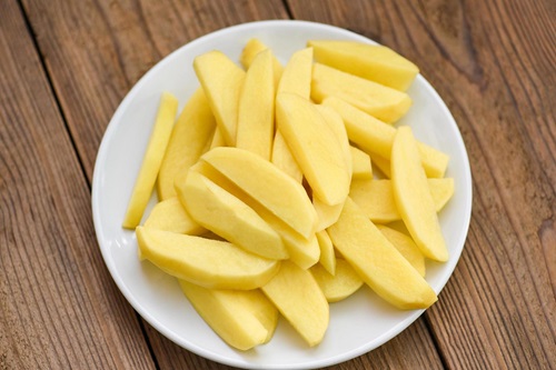 Papas en gajos Papas en gajos