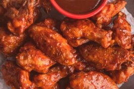 Alitas BBQ con ají panca y limón receta peruana