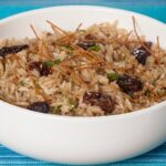 Arroz árabe con fideos tostados y pasas receta peruana