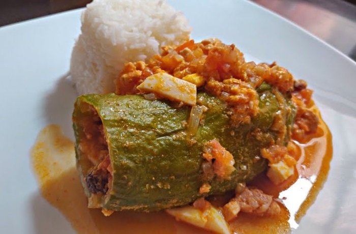 Caigua rellena de pollo receta peruana Caigua rellena de pollo receta peruana