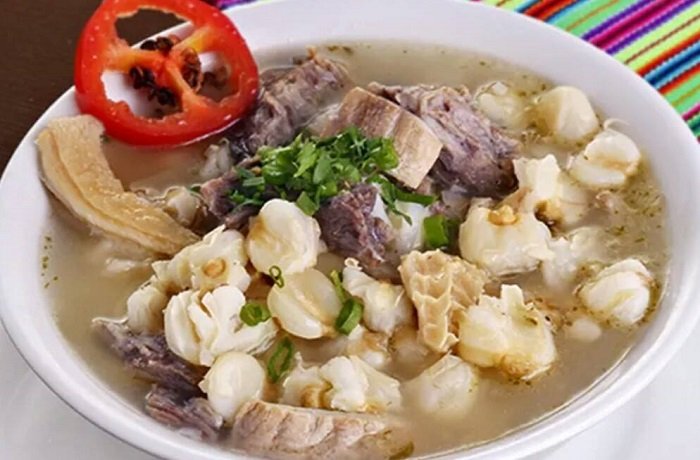 Caldo de mote receta peruana Caldo de mote receta peruana