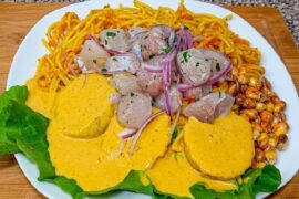 Ceviche combinado peruano receta
