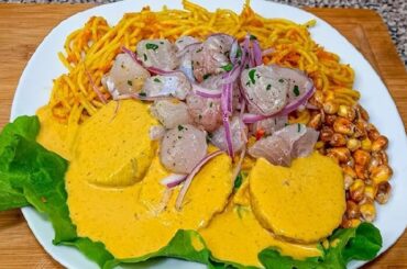 Ceviche combinado peruano receta