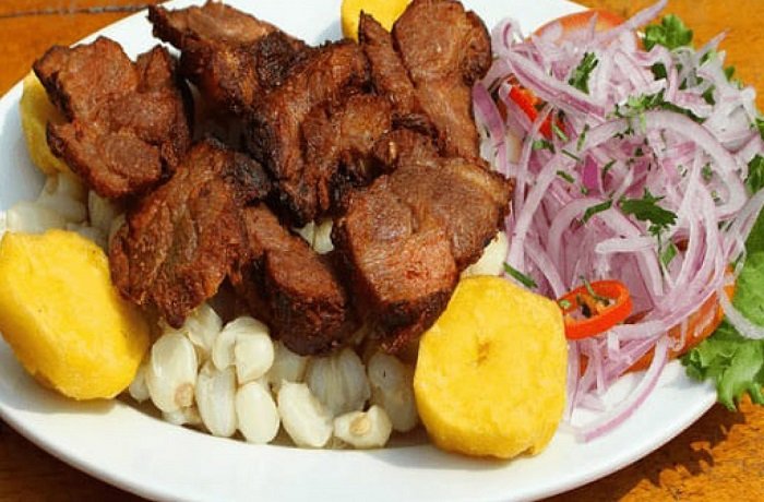 Chicharrón de chancho peruano receta