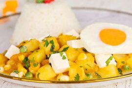 Locro de zapallo con choclo y queso fresco receta peruana