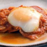 Magras con tomate y huevo frito receta tradicional aragonesa y navarra