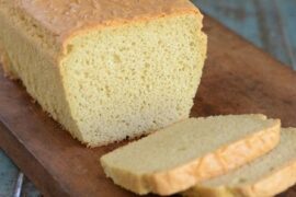 Pan keto cetogénico de harina de almendra casero sin gluten