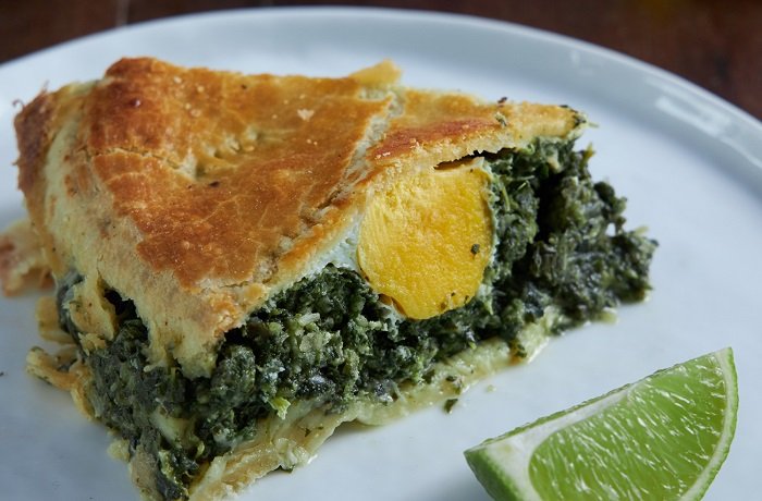 Pastel de acelga receta peruana