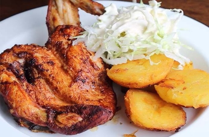 Pollada peruana casera receta