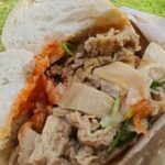 Sándwich de potito chileno en marraqueta receta callejera