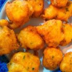 Tarbinas de bacalao y camarones caseras de Dos Hermanas en Andalucía