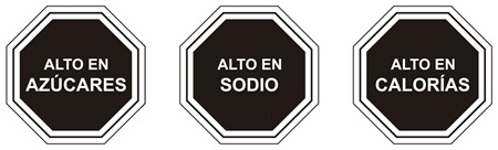 Alto en azúcares, sodio y calorías