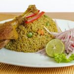 Arroz con pato a la chiclayana con culantro receta peruana