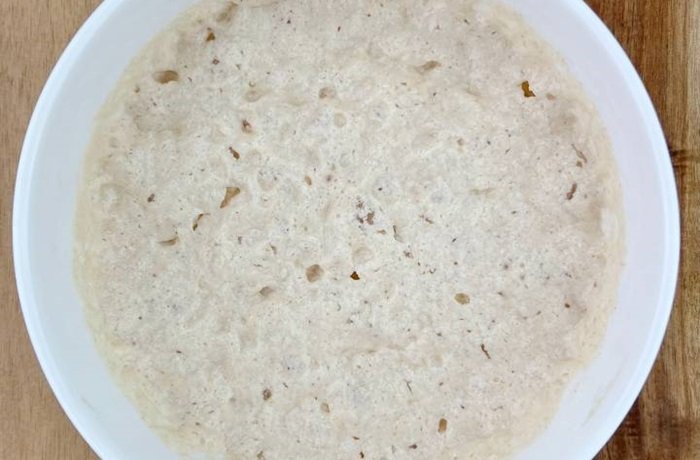 Biga italiana prefermento casero para pan receta de Italia