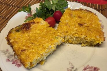 Chipa guazú paraguaya de choclo y queso horneada receta casera