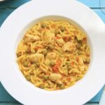 ¿Cómo hacer fideuá de pollo y verduras? Receta casera sin marisco