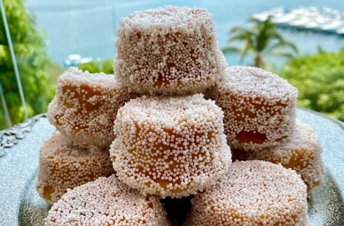 Garibaldis mexicanos con mermelada y chochitos receta de pan dulce