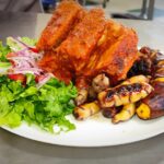 Lomo de cerdo al horno salvadoreño con mostaza y naranja agria receta casera