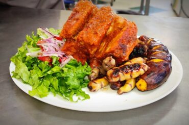 Lomo de cerdo al horno salvadoreño con mostaza y naranja agria receta casera