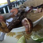 Mariscada salvadoreña cremosa con camarones y cangrejo receta casera