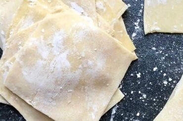 Masa casera para canelones pasta fresca al huevo receta italiana