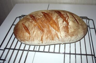 Pan casero paraguayo de horno en hogaza receta casera