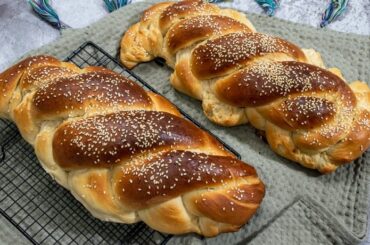 Pan challah o jalá trenzado receta tradicional judía