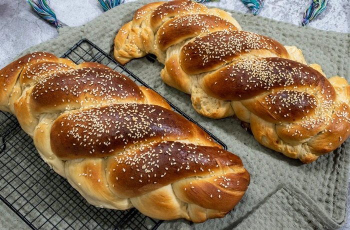 Pan challah o jalá trenzado receta tradicional judía