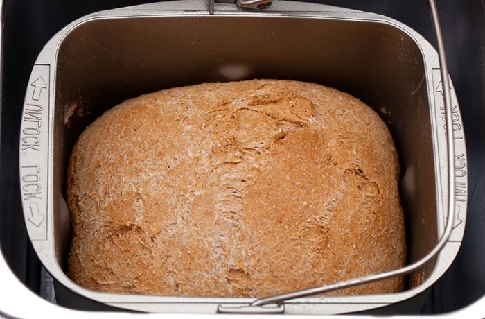 Pan casero hecho en panificadora receta fácil
