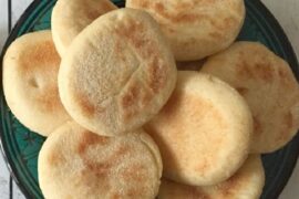 Pan marroquí batbout casero receta de Marruecos