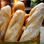 Pan sfilatino o baguette italiano casero de Italia