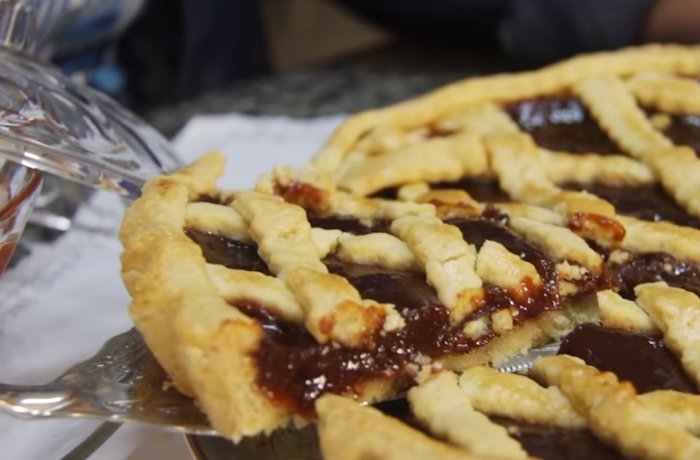 Pastafrola de membrillo con enrejado receta argentina