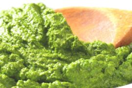 Puré de espinacas cremoso con mantequilla receta peruana