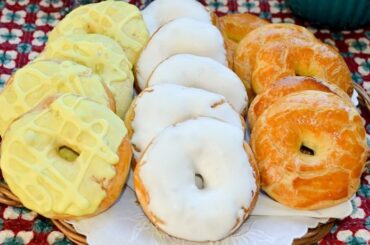 Rosquillas de San Isidro tontas y listas con glaseado de limón receta madrileña