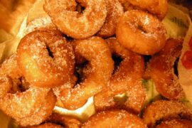 Rosquitas fritas con azúcar receta argentina de la abuela