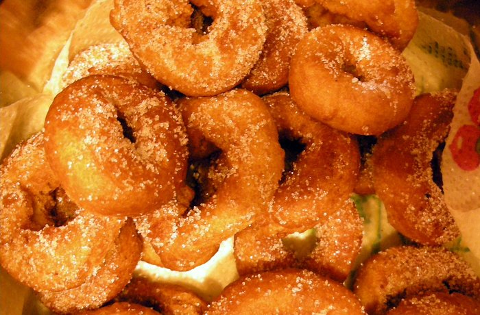 Rosquitas fritas con azúcar receta argentina de la abuela