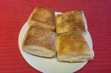 Semitas hondureñas caseras de harina con pasas receta tradicional