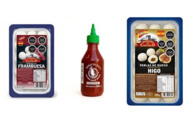 Quesos artesanales españoles y salsa Sriracha de Tailandia de la sección Del Mundo a tu Mesa